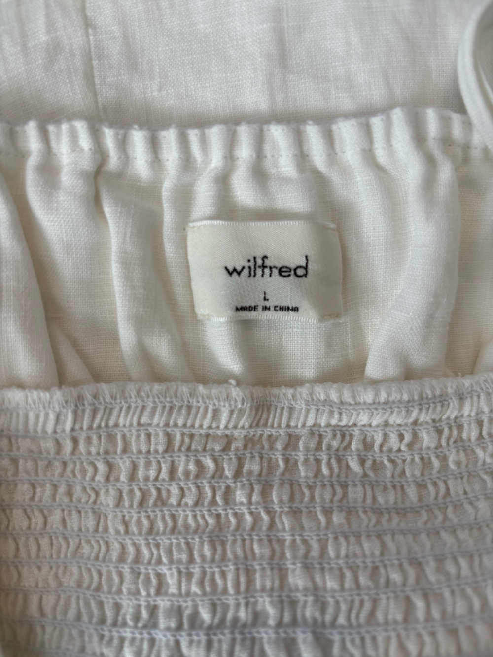ARITZIA Wilfred Genoa Organic Linen Midi Dress Size Large - Picture 12 of 15